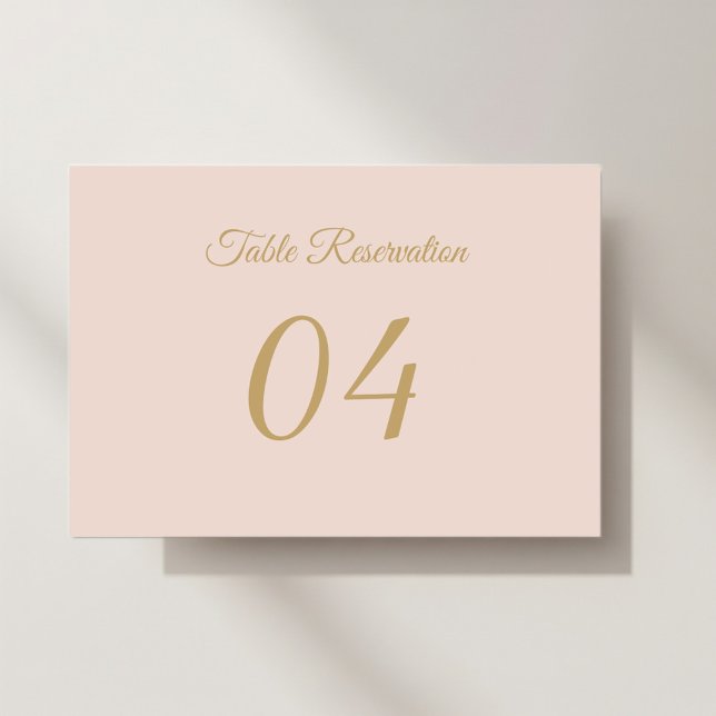 Tarjeta De Mesa Elegant  wedding placeholder (Subido por el creador)