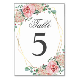 Tarjeta De Mesa Elegante acuarela Rosa Española Quinceañera Quince