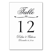 Elegante Boda blanco y negro floreciente