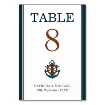 Elegante Boda de Ancla de la Marina Náutica