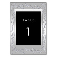 Elegante Boda de diamantes plateados 60