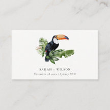 Elegante Boda de Fauna Tropical Tropical Toucan