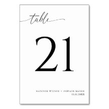 Elegante Boda moderno de caligrafía negra 21