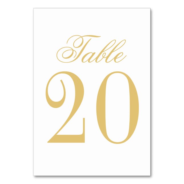 Tarjeta De Mesa Elegante Boda Vintage (Anverso)