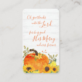 Tarjeta De Mesa Elegante dar gracias Día de Acción de Gracias