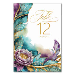 Tarjeta De Mesa Elegante Fiesta Quinceanera Welcome ID1029