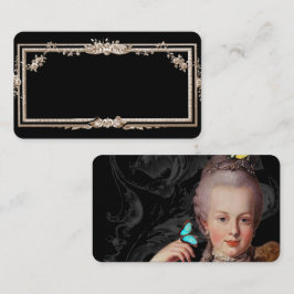 Tarjeta De Mesa Elegante Marie Antoinette sobre inspiración france