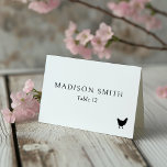 Tarjeta De Mesa Elegante Moda Tipografía Boda Menú Icono de selecc<br><div class="desc">Esta opción de menú boda de tipografía de moda permite personalizar las tarjetas de lugar con cada nombre de cliente y la opción de comida elegida - utilice la herramienta de diseño para activar o desactivar las opciones que desee (ternera, pollo, cerdo, vegetariano, pescado, pavo, venado). Este diseño se puede...</div>