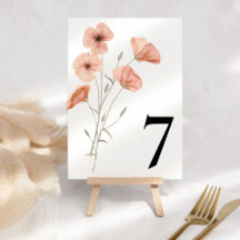 Elegante Naranja Poppy Meadow