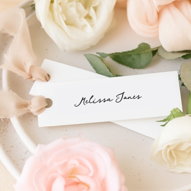 Tarjeta De Mesa Elegante y elegante Boda romántico moderno (Subido por el creador)
