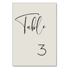 Tarjeta De Mesa Elegante y moderno boda verde sabio claro