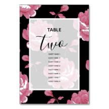 Elegantes nombres de invitados Bodas de Rosas de é