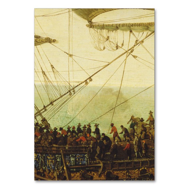 Tarjeta De Mesa Embarcadura del Palatino Elector (Anverso)