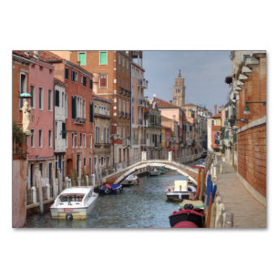 Tarjeta De Mesa En Dorsoduro, Venecia Italia