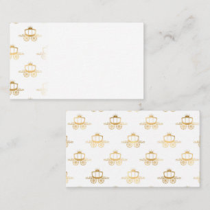 Tarjeta De Mesa Entrenadores de oro Cenicienta Princesa Magia Real