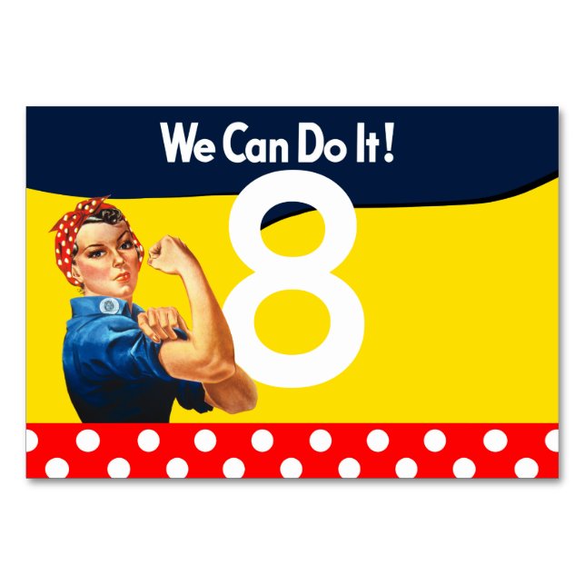 Tarjeta De Mesa Es tu suministro personalizado de Fiesta Rosie (Anverso)