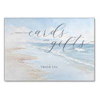 Escena de playa tranquila con acuarela pastel