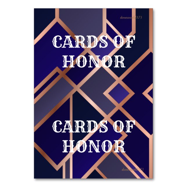 Tarjeta De Mesa Escrituras para el juego (Anverso)