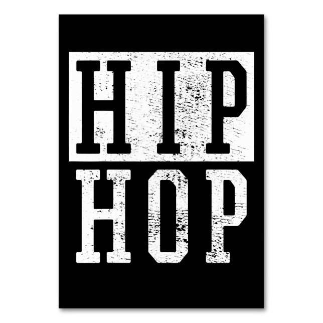 Tarjeta De Mesa Escuela Vieja 90 años 90 Hip Hop Rap Damiseta (Anverso)