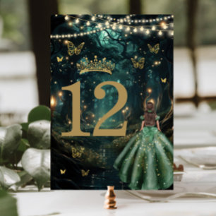 Tarjeta De Mesa Esmeralda Esmeralda Esmeralda Escándalo Vestido Qu