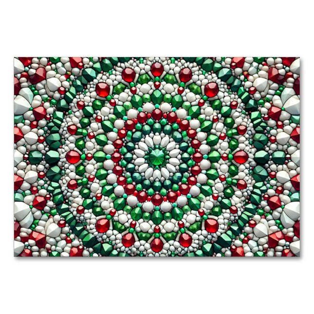 Tarjeta de mesa especial con colores italianos (Anverso)