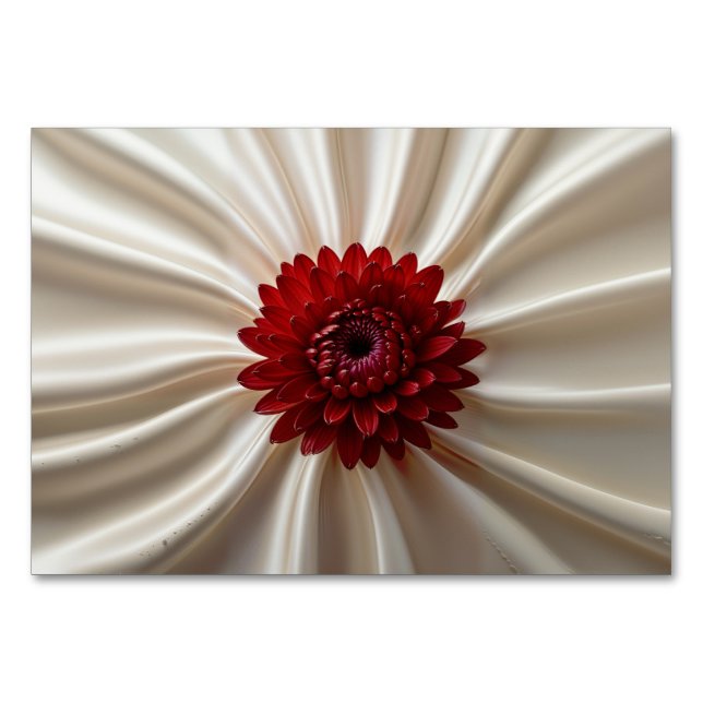 Tarjeta de mesa especial con Colores Japoneses (Anverso)