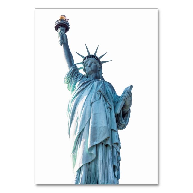 Tarjeta De Mesa Estatua de la libertad (Anverso)