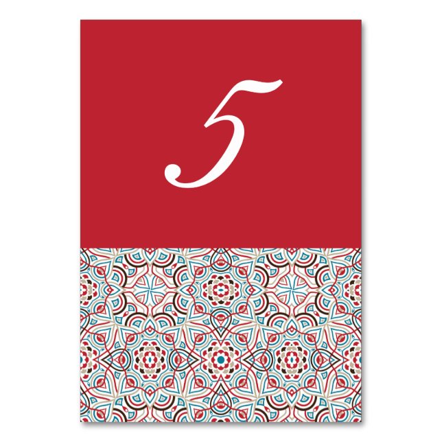 Tarjeta De Mesa Estilo geométrico parquear Boda metálico de cobre (Anverso)