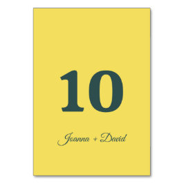 Tarjeta De Mesa Estilo minimalista | Fuente de caligrafía Boda