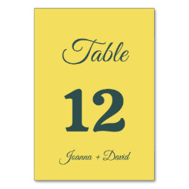 Tarjeta De Mesa Estilo minimalista | Fuente de caligrafía Boda