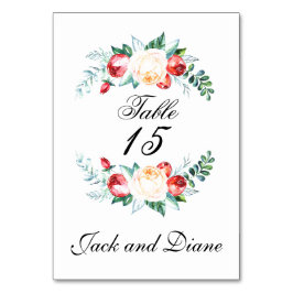 Tarjeta De Mesa Estrellas acuáticas de Rosa y de Berry