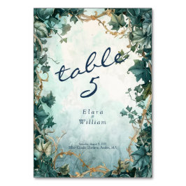 Tarjeta De Mesa Eternal Grace Elven Boda