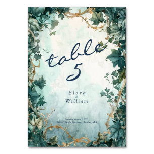 Tarjeta De Mesa Eternal Grace Elven Boda