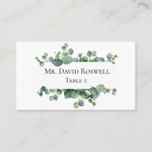 Tarjeta De Mesa Eucalyptus deja Boda personalizado