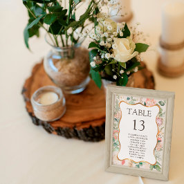 Tarjeta De Mesa Eucalyptus Pampas Seating Chart Cards For Wedding
