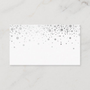 Tarjeta De Mesa Falsos puntos de confetti Relieve metalizado plate