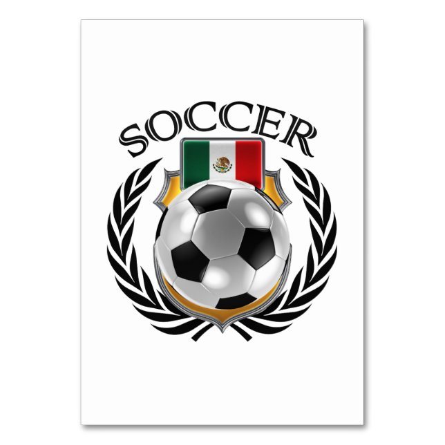 Tarjeta De Mesa Fan Gear de México 2016 (Reverso)