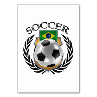 Tarjeta De Mesa Fanático Brasil 2016