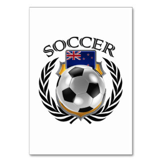 Tarjeta De Mesa Fanático New Zealand Soccer 2016