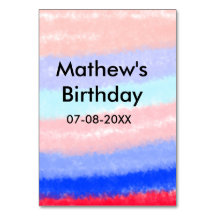 Fecha de adición de nombre de cumpleaños de niño e