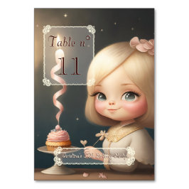 Tarjeta De Mesa Feliz cumpleaños Chica 01