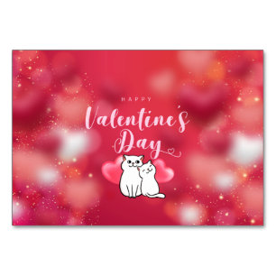 Tarjeta De Mesa Feliz día de San Valentín