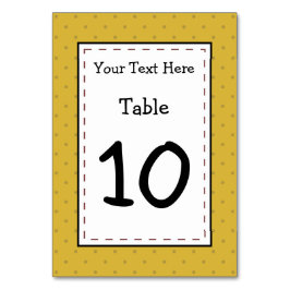 Tarjeta De Mesa Feliz tiempo de Fiesta de papa