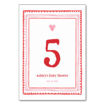 Fiesta del corazón rosa y rojo de San Valentín