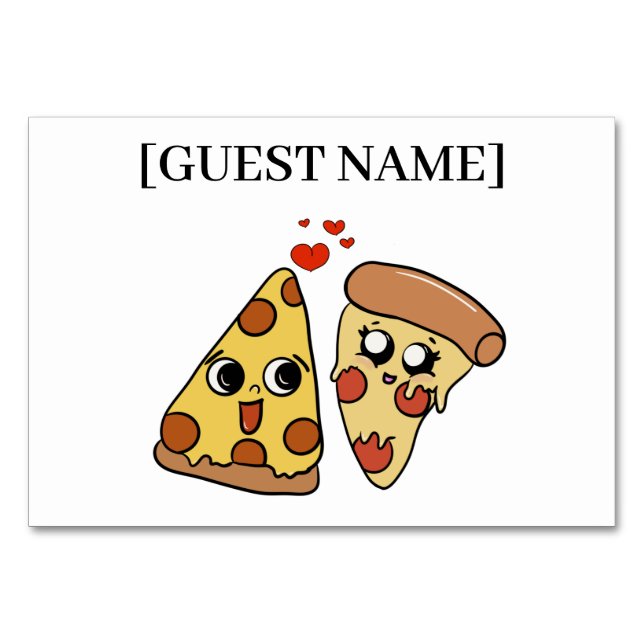 Tarjeta De Mesa Fiesta Pizza (Anverso)