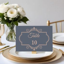 Tarjeta De Mesa Filigree ruso, Boda