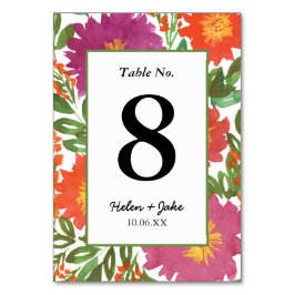 Tarjeta De Mesa Flor acuática