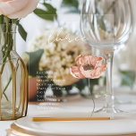 Tarjeta De Mesa Flor de amapola islandesa Boho<br><div class="desc">Sumérjase en la belleza etérea de Islandia con nuestro cautivador número de tabla de boda botánico de amapola acuarela. Descubra una fusión caprichosa de vibraciones boho y detalles delicados, perfecta para añadir un toque de encanto a su día especial. Nuestro diseño captura la belleza de la naturaleza con una suave...</div>