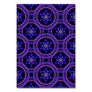 Tarjeta De Mesa Florales Moderno Boho Elegante Patrón Abstracto #5