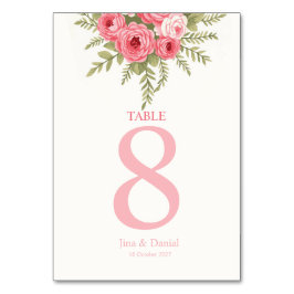 Tarjeta De Mesa Florecer al Atardecer